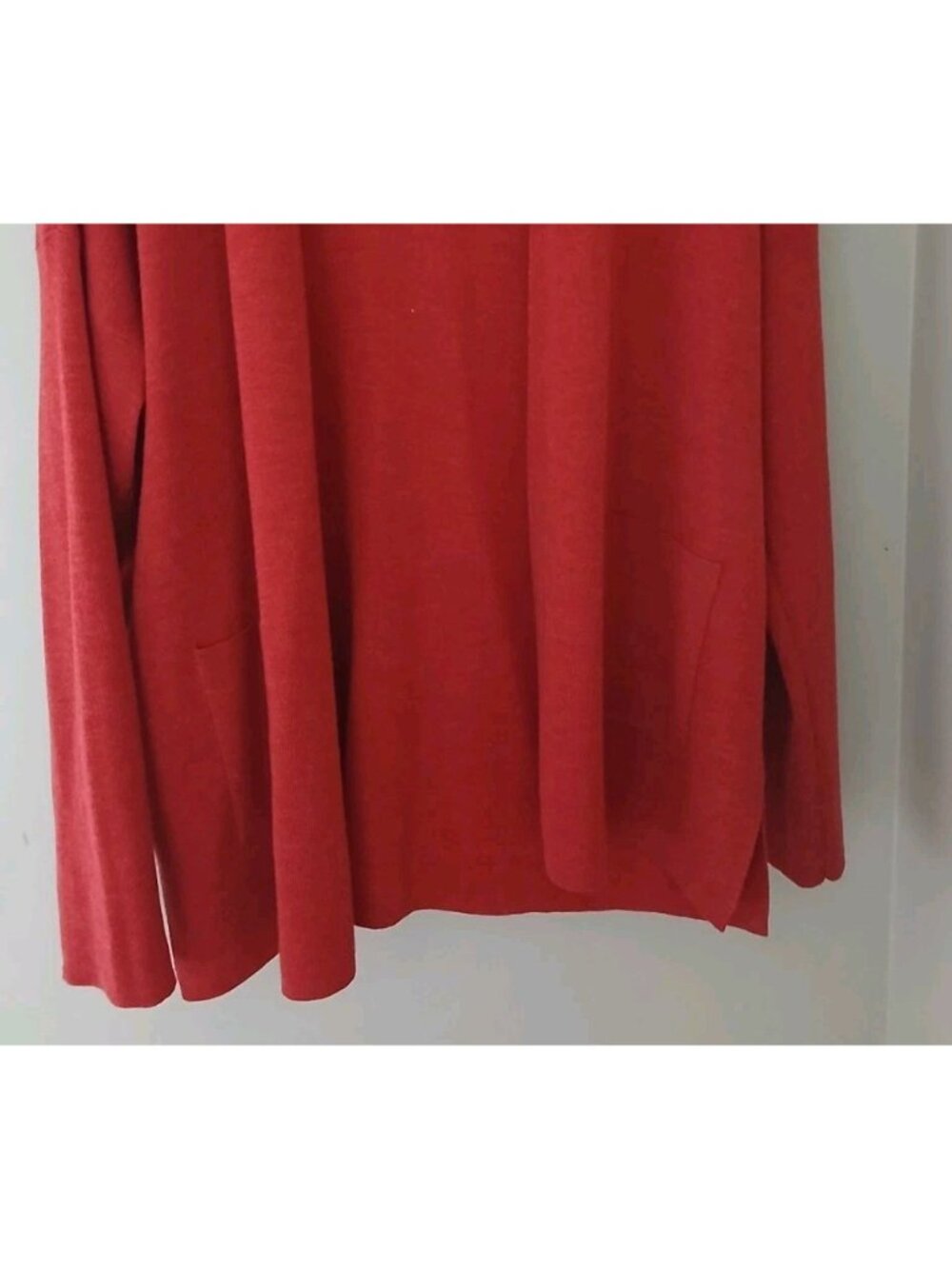 Eileen Fisher Merino Wool Open Cardigan Sweater - Picture 3 of 10